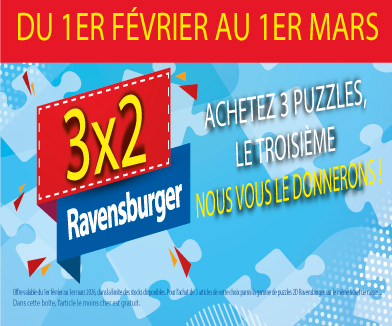 PROMOCION 3 X 2 RAVENSBURGER 2026