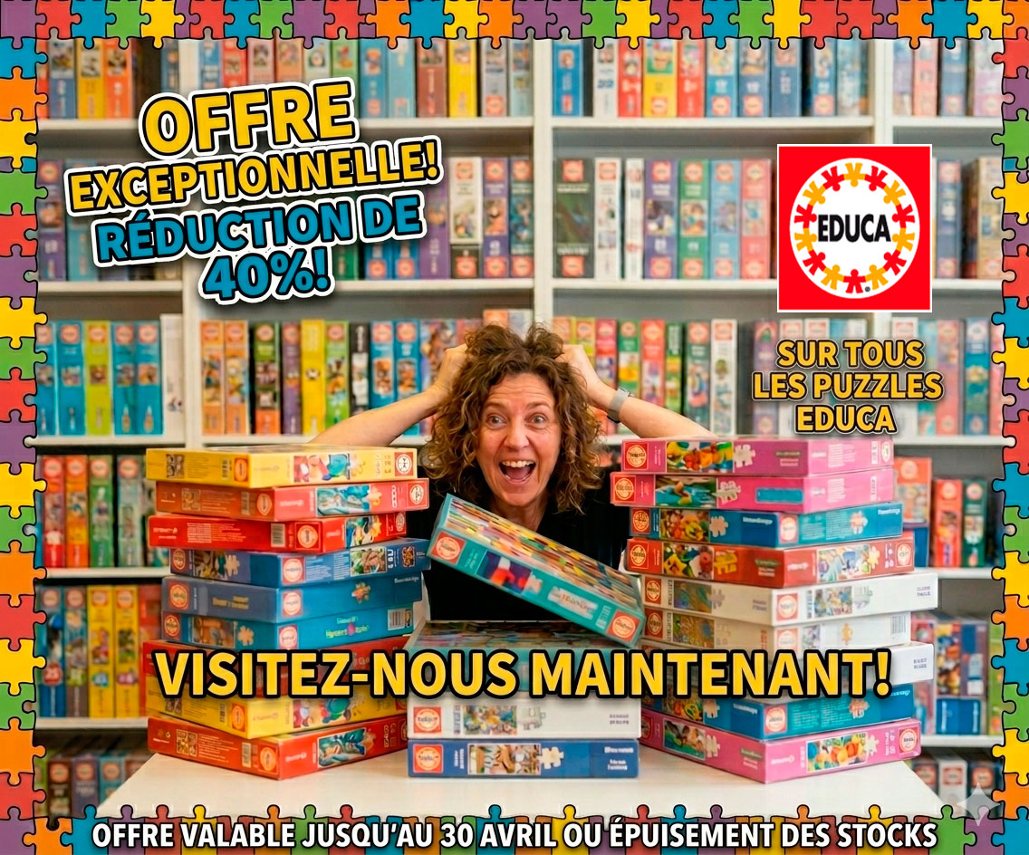 40% de Descuento en Puzzles Educa