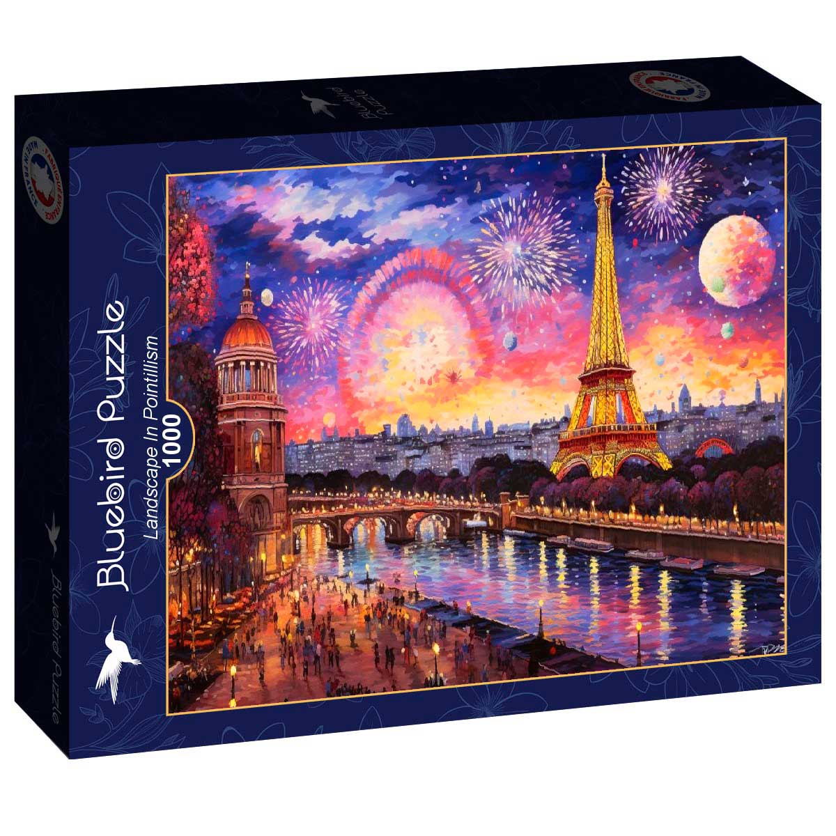 Puzzle 1000 Pièces Farmers Market - Marché Producteurs Printemps été, Fleurs Et Produits Fermiers - Puzzle Adulte Fabriqué En France - 12