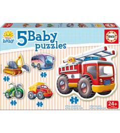 Puzzle Baby Educa Véhicules