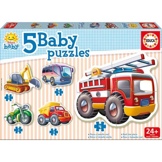 Puzzle Baby Educa Véhicules