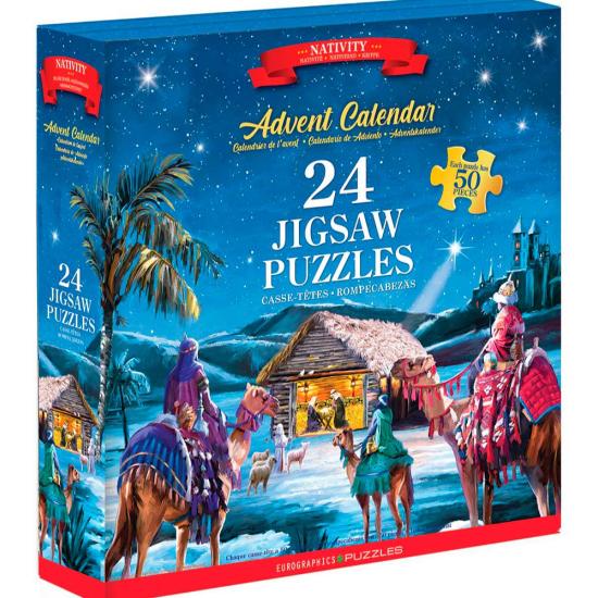 Calendrier de l'Avent Eurographics Naissance  24 x 50 pcs