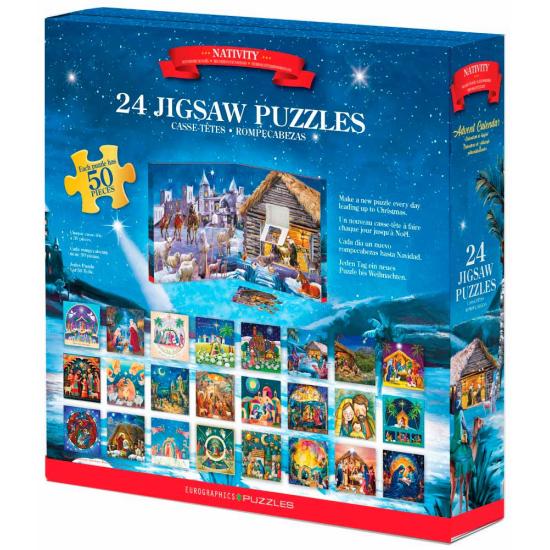 Calendrier de l'Avent Eurographics Naissance  24 x 50 pcs