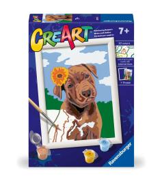 Creart Ravensburger Chiot avec Fleur