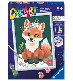 Creart Ravensburger Renard en Fleurs