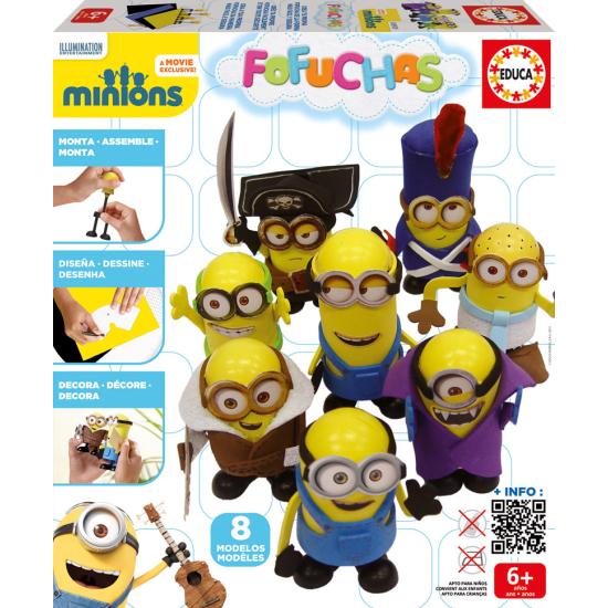 Jeu créatif Minions Mini Fofuchas Lot de 8