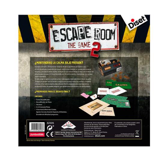 Conception de jeux de société Escape Room The Game 2