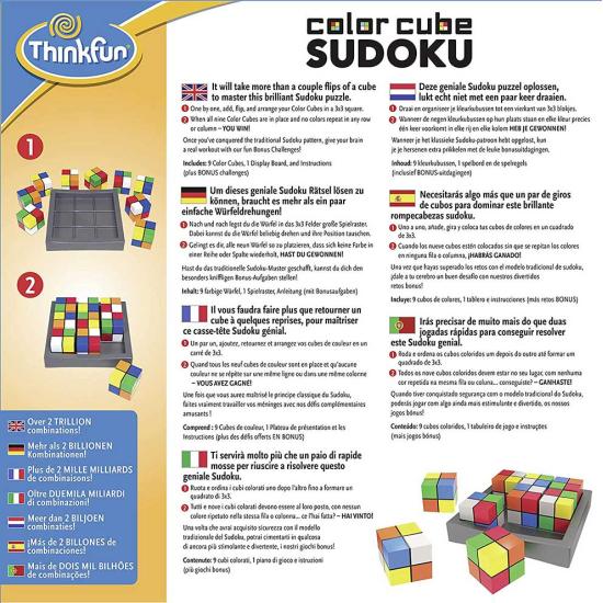 Think Fun Color Cube Sudoku Jeu éducatif