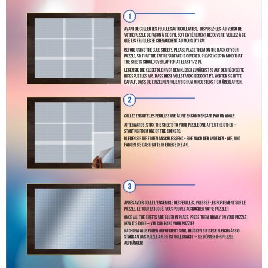 Puzzles à coller Feuilles adhésives Grafika Puzzles 2000 pièces