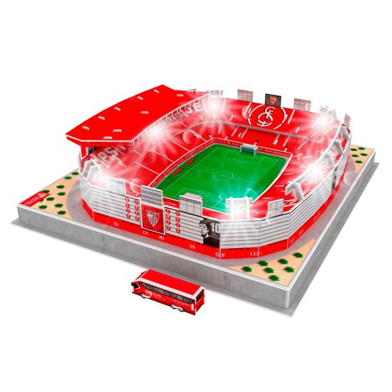 Puzzle 3D Stade Ramón Sánchez Pizjuán Sevilla FC avec Lumière