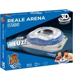 Puzzle 3D Reale Arena Stade de la Real Sociedad avec Lumière