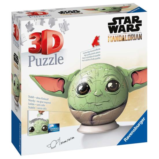Puzzle 3D Ravensburger Ball Grogu 72 pcs Puzzle 3D Ravensburger Ball Grogu 72 pcs