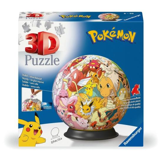 Puzzle 3D Ravensburger Pokemon Ball 72 mcx Puzzle 3D Ravensburger Pokemon Ball 72 mcx
