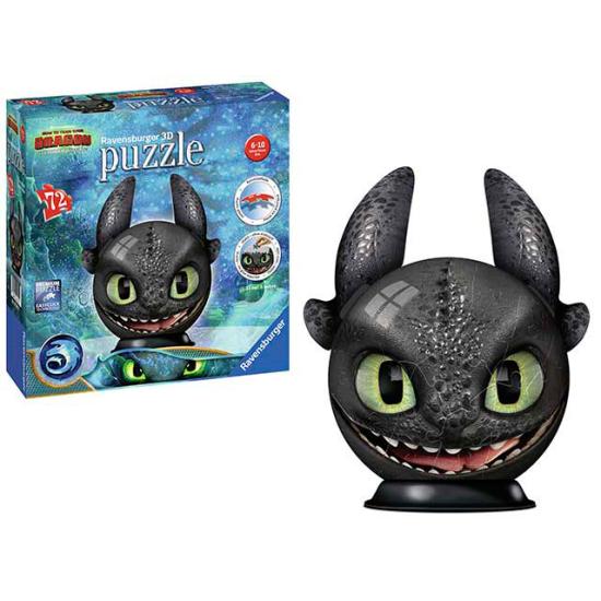 Puzzle 3D Ravensburger Krokmou Comment dresser votre dragon 72p Puzzle 3D Ravensburger Krokmou Comment dresser votre dragon 72p