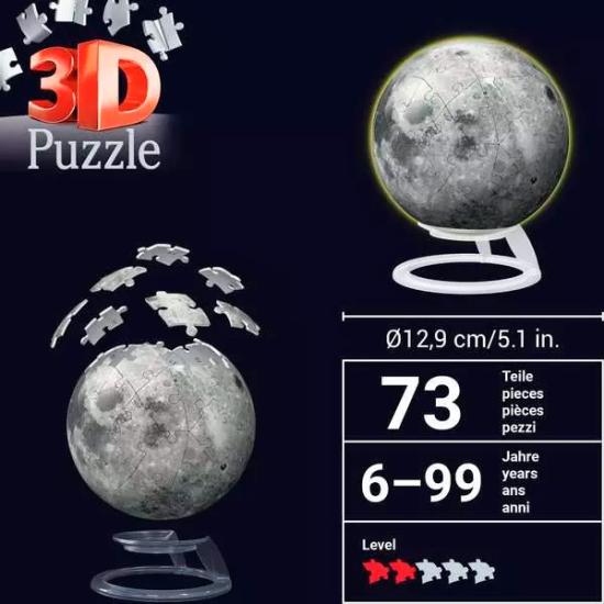 Puzzle 3D Ravensburger La Lune 72 pièces Puzzle 3D Ravensburger La Lune 72 pièces