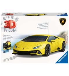 Puzzle 3D Ravensburger Lamborghini Huracan Evo Jaune 108p