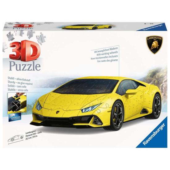 Puzzle 3D Ravensburger Lamborghini Huracan Evo Jaune 108p Puzzle 3D Ravensburger Lamborghini Huracan Evo Jaune 108p