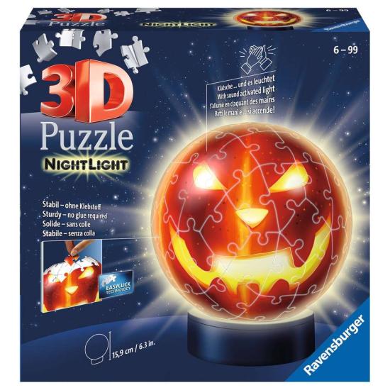 Puzzle 3D Ravensburger Nuit de citrouille 72 pièces