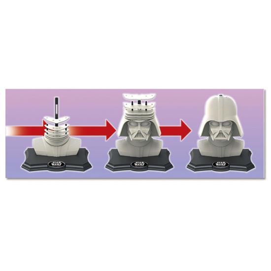 Puzzle Sculpture 3D Couleur Dark Vador 160 Pièces