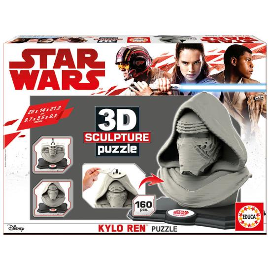 Puzzle Sculpture 3D Kylo Ren Star Wars 160 pièces