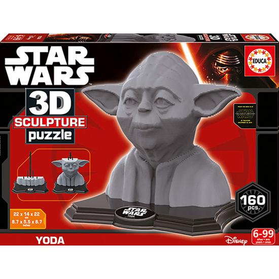 Puzzle Sculpture 3D Yoda Star Wars 160 pièces