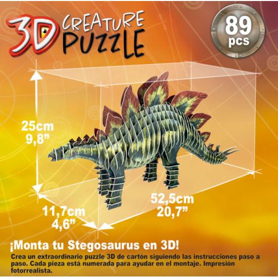 Puzzle créature 3D Stégosaure Educa 89 pièces Puzzle créature 3D Stégosaure Educa 89 pièces