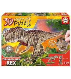 Educa Puzzle 3D Créature Tyrannosaurus Rex 82 pièces