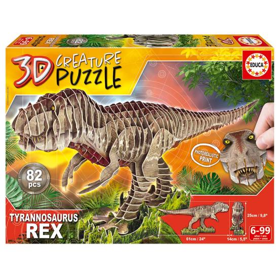 Educa Puzzle 3D Créature Tyrannosaurus Rex 82 pièces