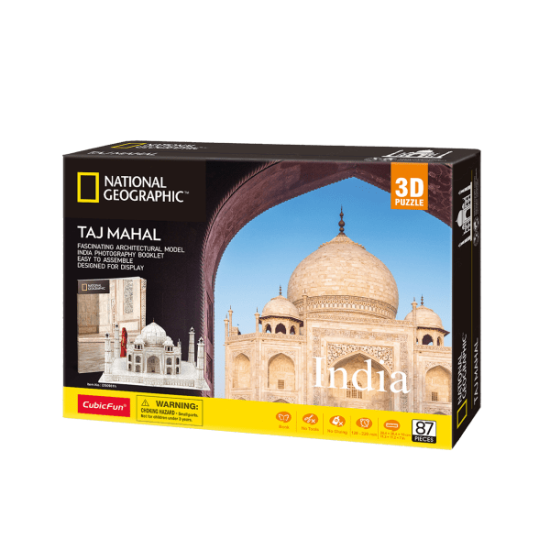 Puzzle 3D Marques du monde Taj Mahal (National Geographic)