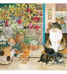 Puzzle Alipson Agneatha Et Ses Chatons 1000 pièces