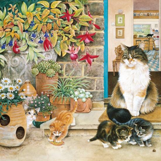 Puzzle Alipson Agneatha Et Ses Chatons 1000 pièces