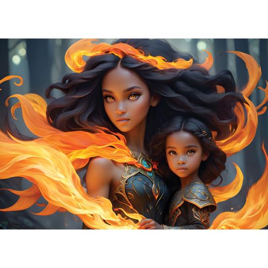 Puzzle Alipson Eau et Feu  2x500 pièces