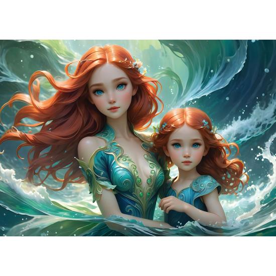 Puzzle Alipson Eau et Feu  2x500 pièces