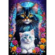 Puzzle Alipson Chats d'amour maternel 1000 pièces