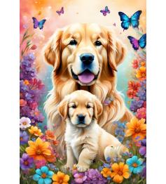 Puzzle Alipson Chiens d'amour maternel 1000 pièces