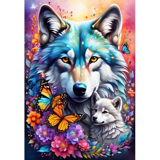 Puzzle Alipson Loups d'amour maternel 1000 pièces Puzzle Alipson Loups d'amour maternel 1000 pièces