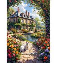 Puzzle Alipson L'Arche Fleurie Du Cottage 1000 pièces