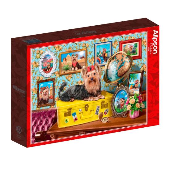 Puzzle Alipson Chiot Yorkshire Terrier 1000 pièces