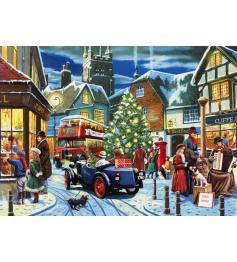 Puzzle Alipson Les Rues De Noël 1500 pièces