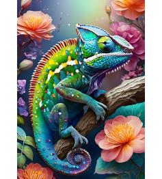 Puzzle Alipson Caméléon Coloré de 500 pièces