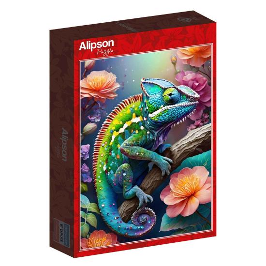 Puzzle Alipson Caméléon Coloré de 500 pièces Puzzle Alipson Caméléon Coloré de 500 pièces