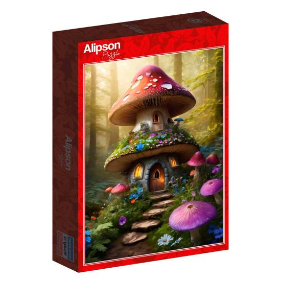 Puzzle Alipson Maison Champignon des Sous-Bois 500 pièces