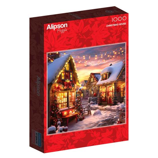 Puzzle Alipson Maison de Noël de 1000 pièces