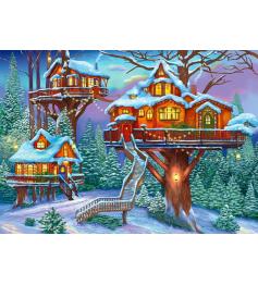 Puzzle Alipson Winter Tree House 500 pièces