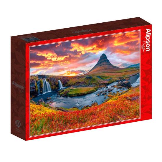 Puzzle Alipson Cascade de Kirkjufellsfoss, Islande 500 pièces