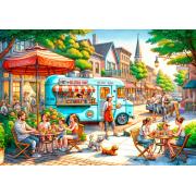 Puzzle Alipson Restauration Rapide Et Délicieuse 1000 Pieces