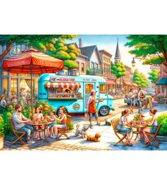 Puzzle Alipson Restauration Rapide Et Délicieuse 1000 Pieces