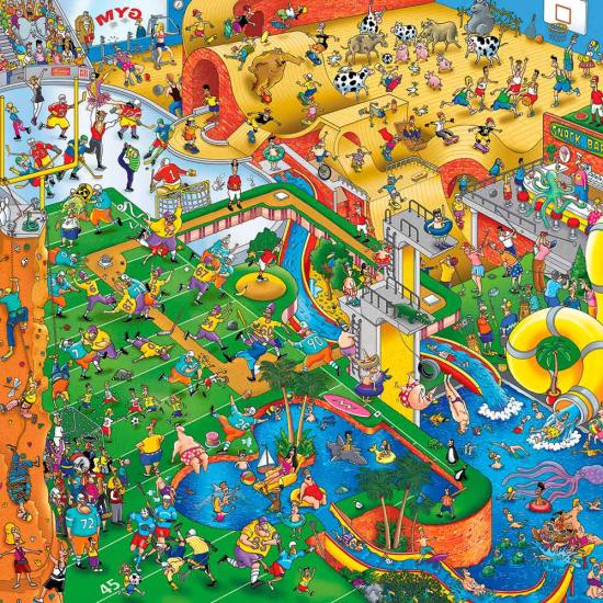 Puzzle Complexe sportif Alipson 1000 pièces Puzzle Complexe sportif Alipson 1000 pièces