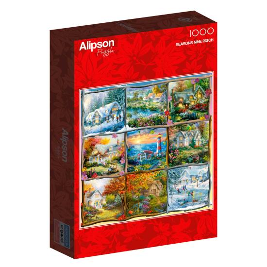 Puzzle Alipson Composition des 9 Saisons de 1000 Pièces