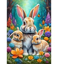 Puzzle Alipson Spring Bunnies 1000 pièces